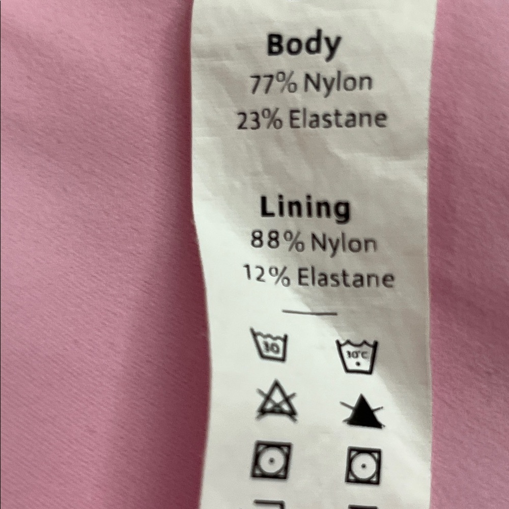 Source Unknown Pink Sleeveless Razorback Mini Dress Women’s L Activewear FLAWED - Picture 12 of 13